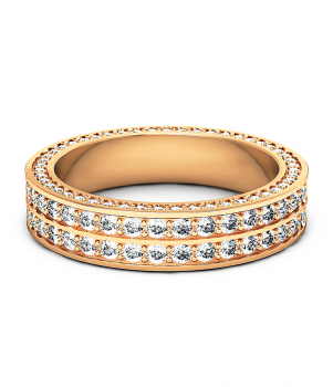 Кольцо с бриллиантами (Мод. 612)